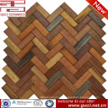 producto de diseño caliente mezclado mosaico de madera maciza para puerta